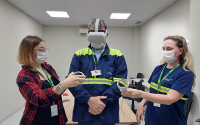 Treinamento inovador com realidade virtual aproxima trabalhadores de situações vivenciadas no dia a dia da indústria